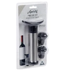 Gifi Set 1 pompe à vide + 2 bouchons à vin