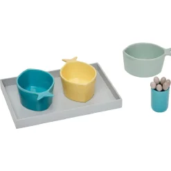 Gifi Set apéritif 10 pièces : 1 planche + 3 coupelles + 6 pics