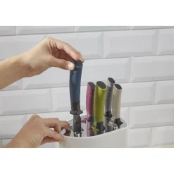 Gifi Set bloc de sécurité avec 5 couteaux de cuisine