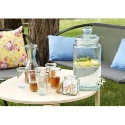 Gifi Set carafe et 6 verres transparents