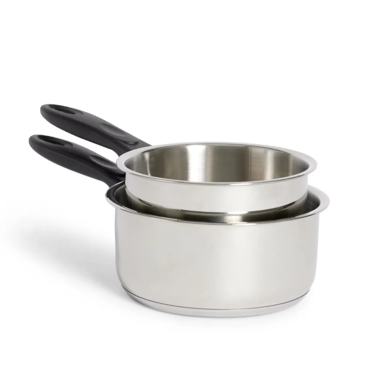 Gifi Set casserole inox x2 - Ø16cm et Ø18cm