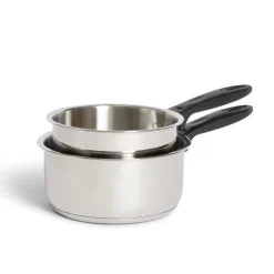 Gifi Set casserole inox x2 - Ø16cm et Ø18cm