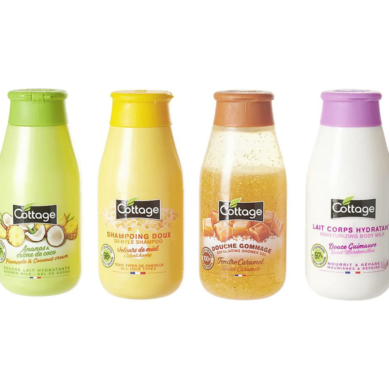 Gifi Bien-Être^Set Cottage de voyage soin pour le corps x4