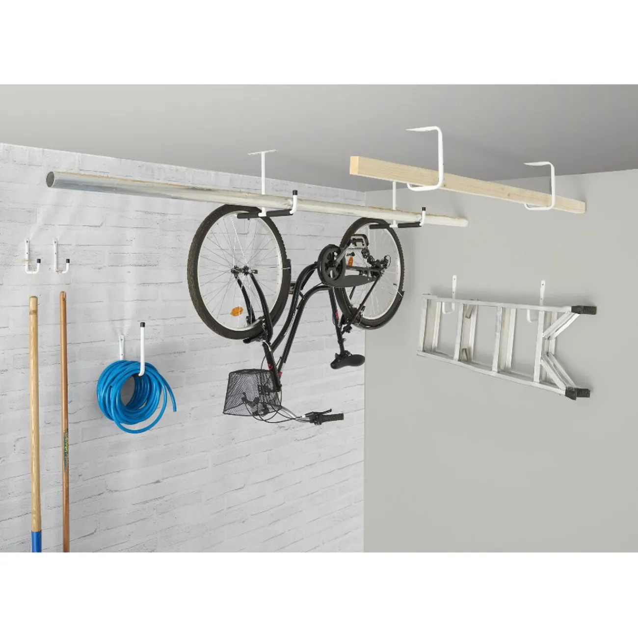 Gifi Rangement|Set crochets bricolage blancs x12