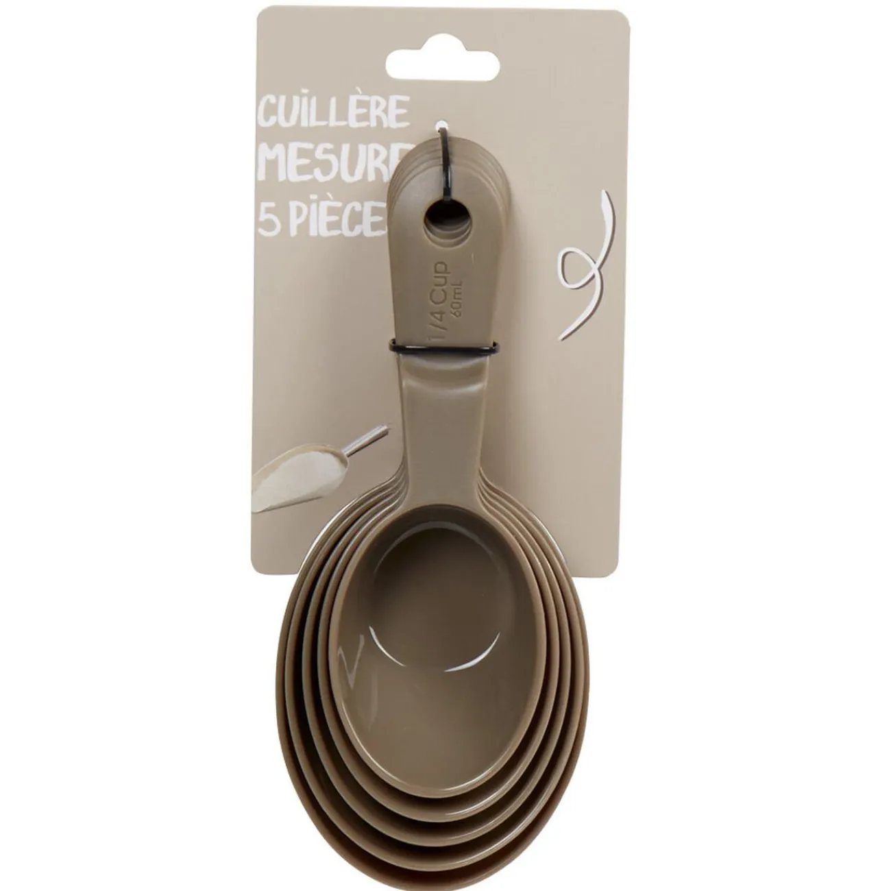 Gifi Set de 5 cuillères-mesure