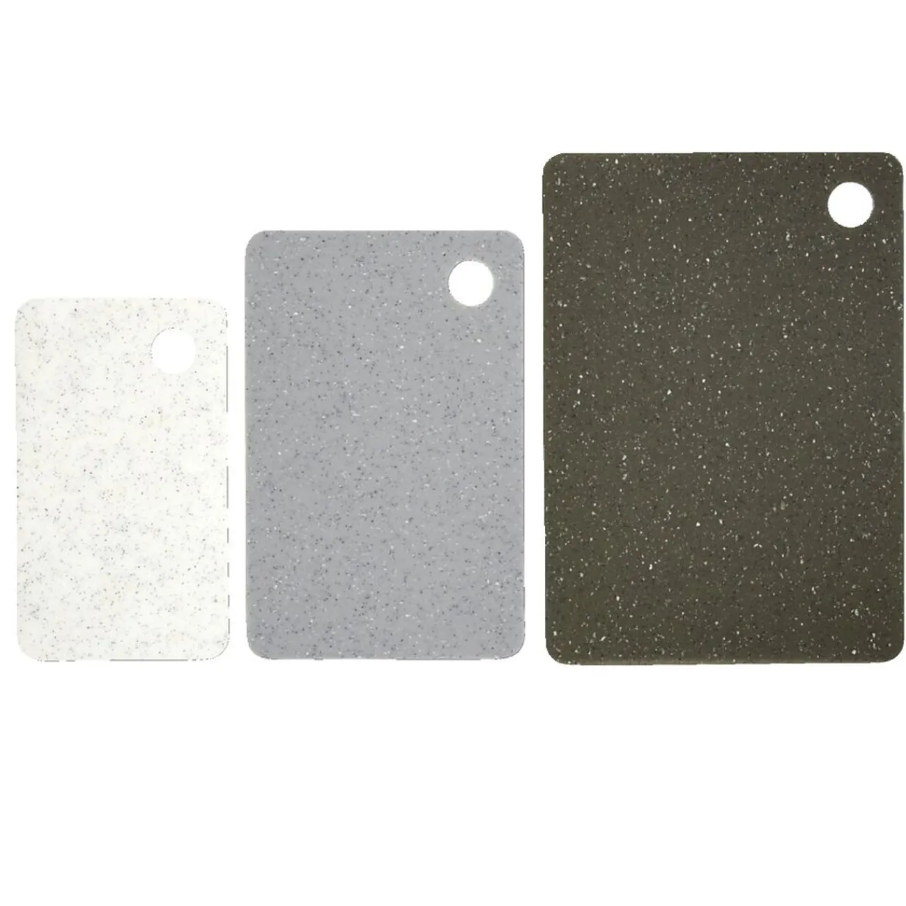 Gifi Set de 3 planches à découper design granite
