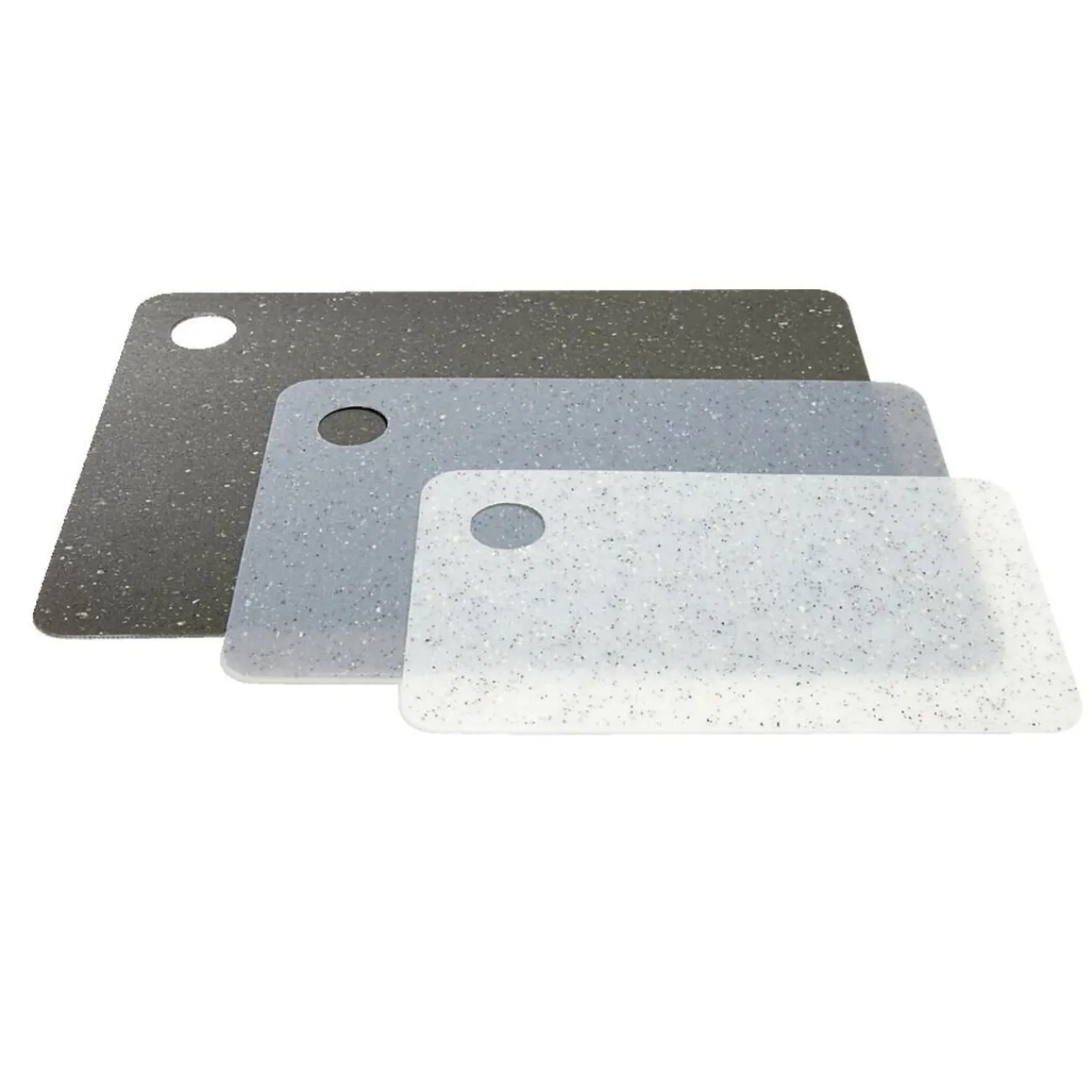 Gifi Set de 3 planches à découper design granite