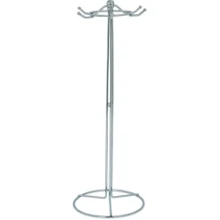 Gifi Set de 6 ustensiles de cuisine avec support inox gris Ø16xH40,5cm