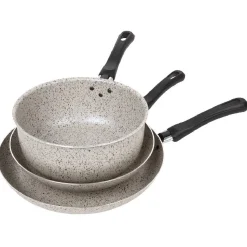 Gifi Set de cuisson beige moucheté