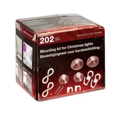 Gifi Accessoires Électriques^Set d'installation pour guirlande extérieure 202 pièces