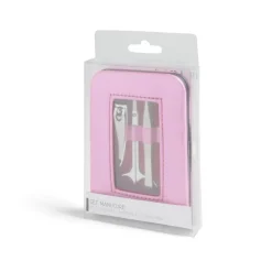 Gifi Beauté^Set manucure 5 pièces avec trousse iridescente - 4 modèles