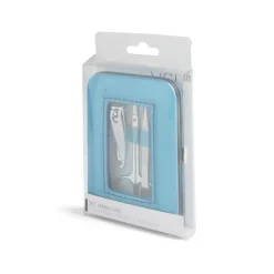 Gifi Beauté^Set manucure 5 pièces avec trousse iridescente - 4 modèles