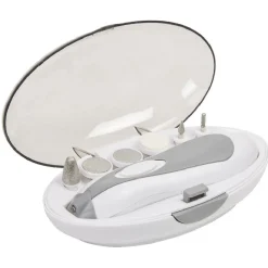 Gifi Beauté^Set manucure gris et blanc 8 pièces