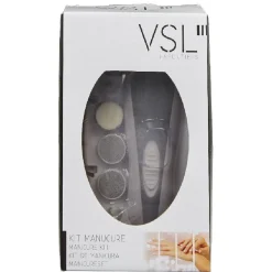 Gifi Beauté^Set manucure gris et blanc 8 pièces