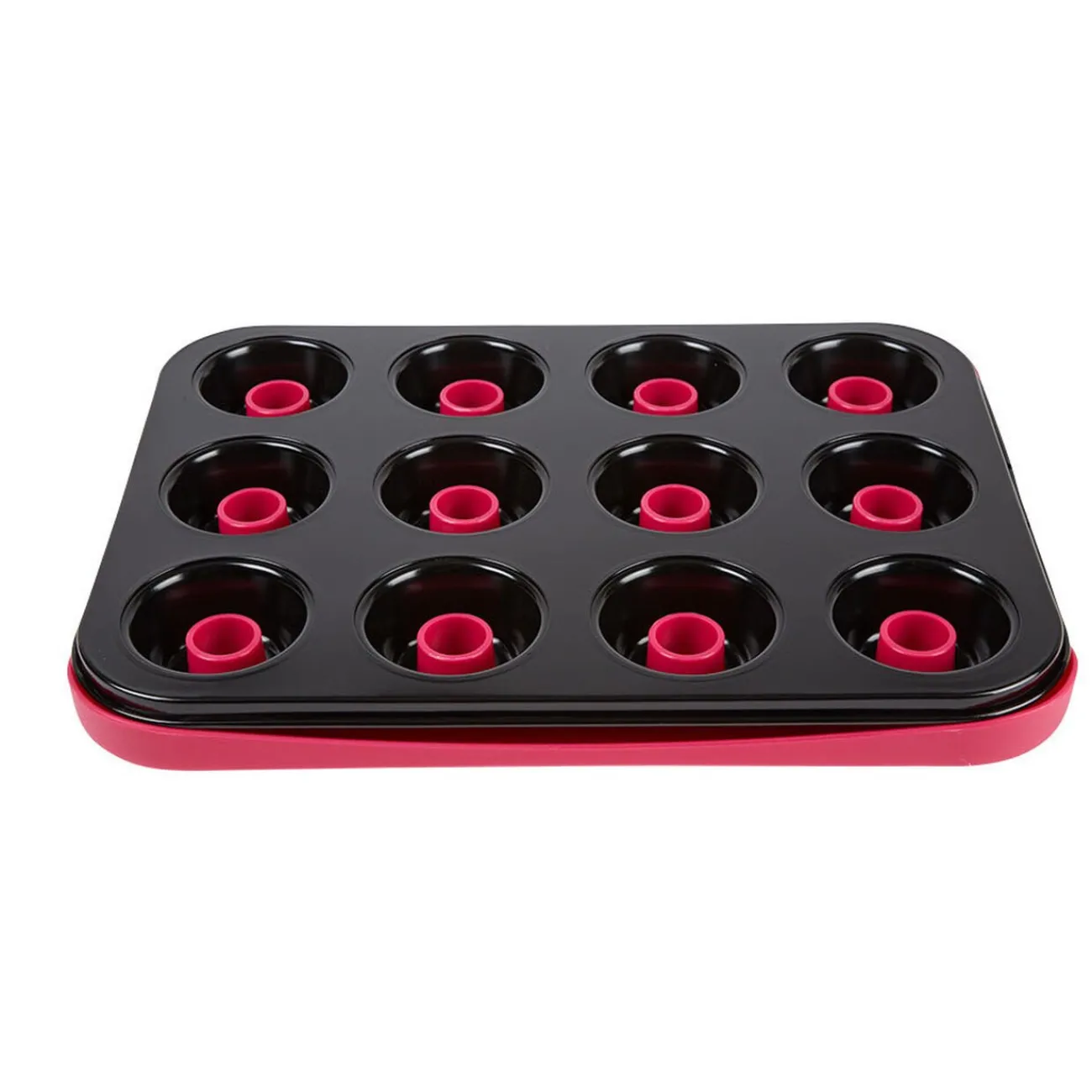 Gifi Set moule à muffins avec fond amovible et plateau