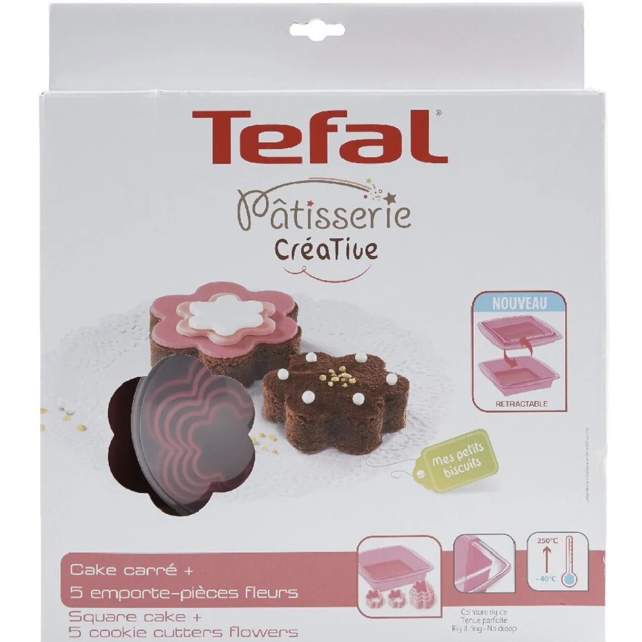Gifi Set patisserie créative Téfal moule silicone emporte pièces