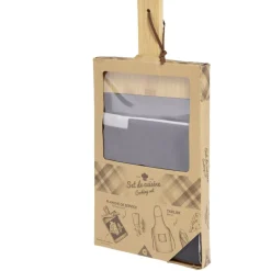 Gifi Set planche à découper + ardoise + tablier