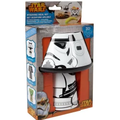 Gifi Set repas empilable 3 pièces Star Wars blanc