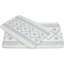 Gifi Aménagement Salle De Bain^Set tapis de bain 2 pièces