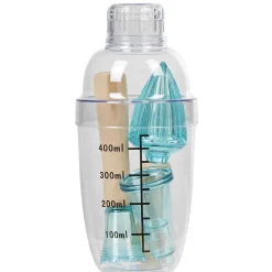 Gifi Shaker à cocktail plastique et bois