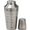 Gifi Shaker cocktail recettes acier gris