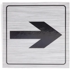 Gifi Colle Et Adhésif^Signalétique adhésive "flèche directionnelle" - 8x8 cm