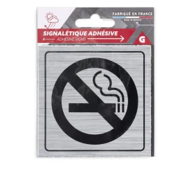 Gifi Colle Et Adhésif^Signalétique adhésive "Interdiction de fumer" - 8x8 cm