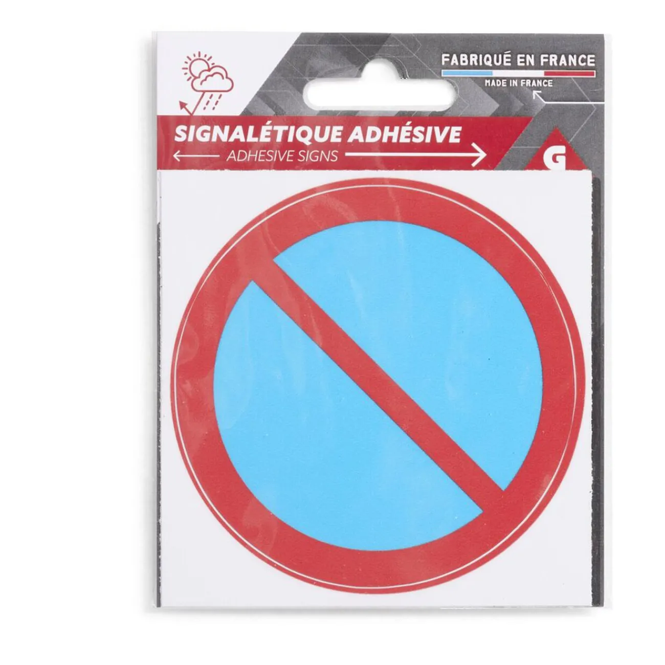 Gifi Colle Et Adhésif^Signalétique adhésive "Stationnement interdit" - 8x8 cm