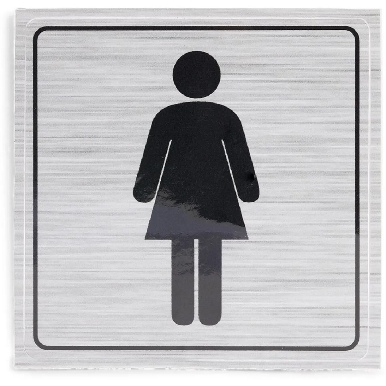 Gifi Colle Et Adhésif^Signalétique adhésive "WC femme" - 8x8 cm
