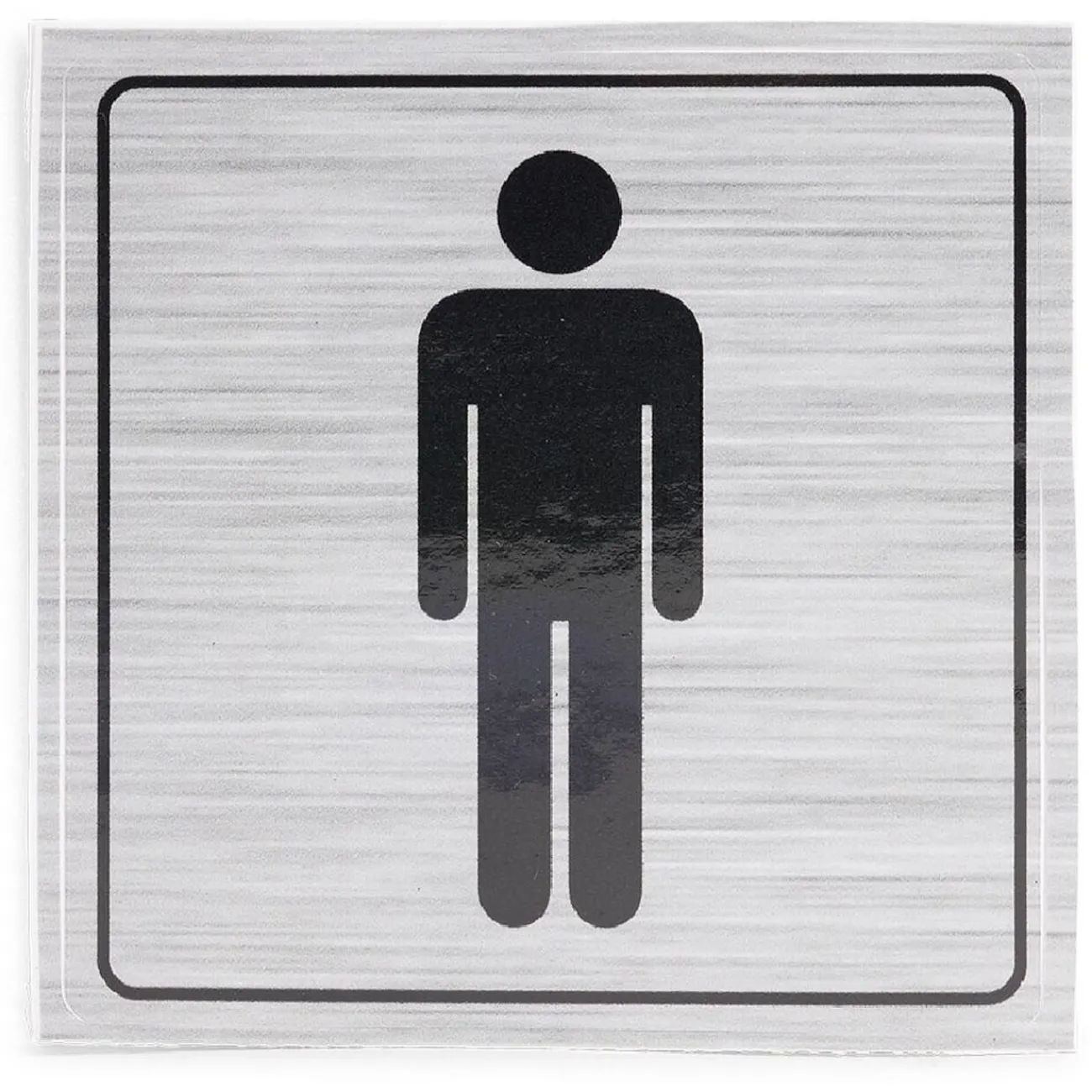 Gifi Colle Et Adhésif^Signalétique adhésive "WC homme" - 8x8 cm