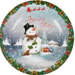 Gifi Sous assiette design bonhomme de neige