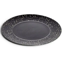 Gifi Sous assiette ronde noir et doré Ø33cm