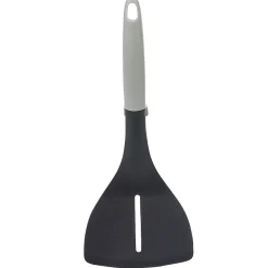Gifi Spatule à trou polyamide manche en polypropylène gris noir