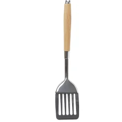 Gifi Spatule ajourée en inox avec manche en bois
