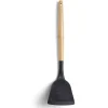 Gifi Spatule de cuisine en silicone avec manche en bois L.31cm
