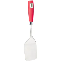 Gifi Spatule en inox avec manche en polypropylène rouge