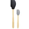 Gifi Spatule en silicone avec manche en bois x2