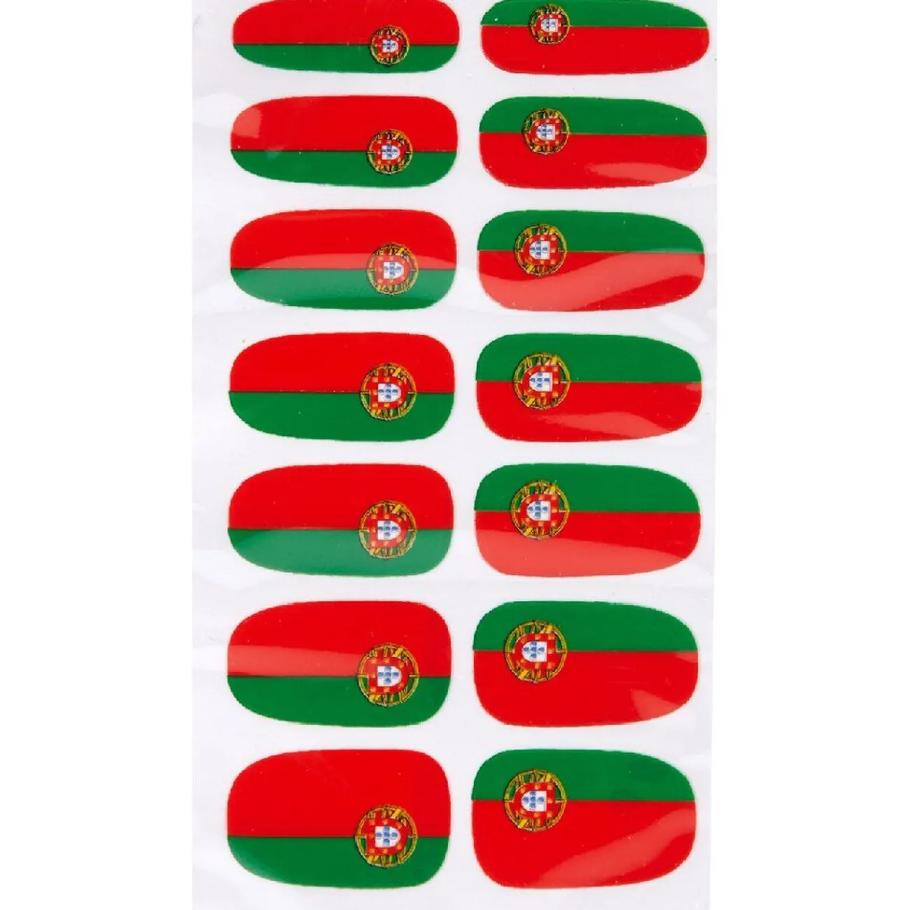 Gifi Beauté^Sticker ongles supporter Portugal x14