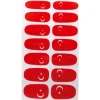 Gifi Beauté^Sticker ongles supporter Turquie x14