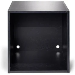 Gifi Rangement|Structure Box Cube 1 case 35,2x30x35,2cm bois noir