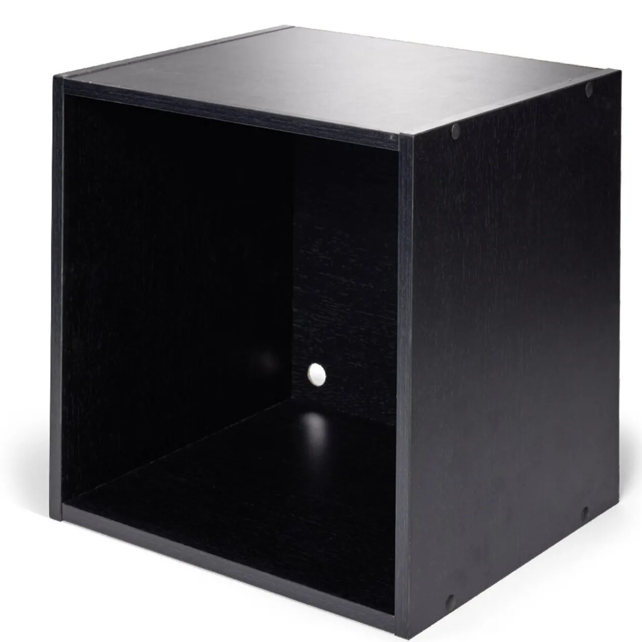 Gifi Rangement|Structure Box Cube 1 case 35,2x30x35,2cm bois noir