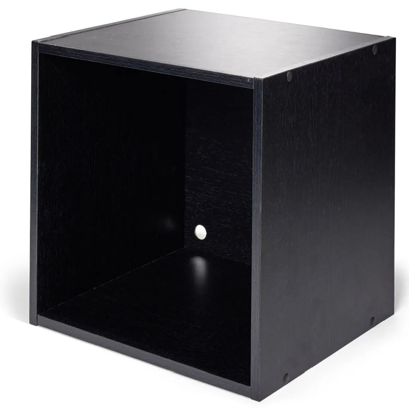 Gifi Rangement|Structure Box Cube 1 case 35,2x30x35,2cm bois noir