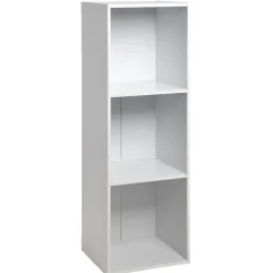 Gifi Rangement|Structure Box Cube 3 cases 35x30x103cm bois blanc