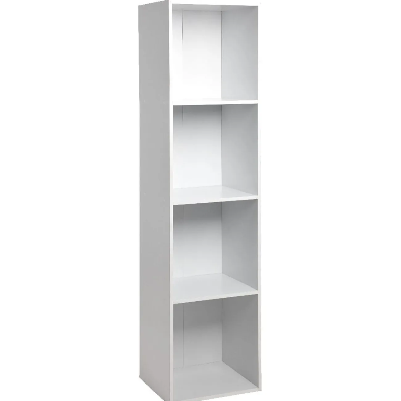 Gifi Rangement|Structure Box Cube 4 cases 35,2x30xH.137,2cm bois blanc