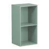 Gifi Rangement|Structure Box Cube 2 cases 35x30x70cm bois vert