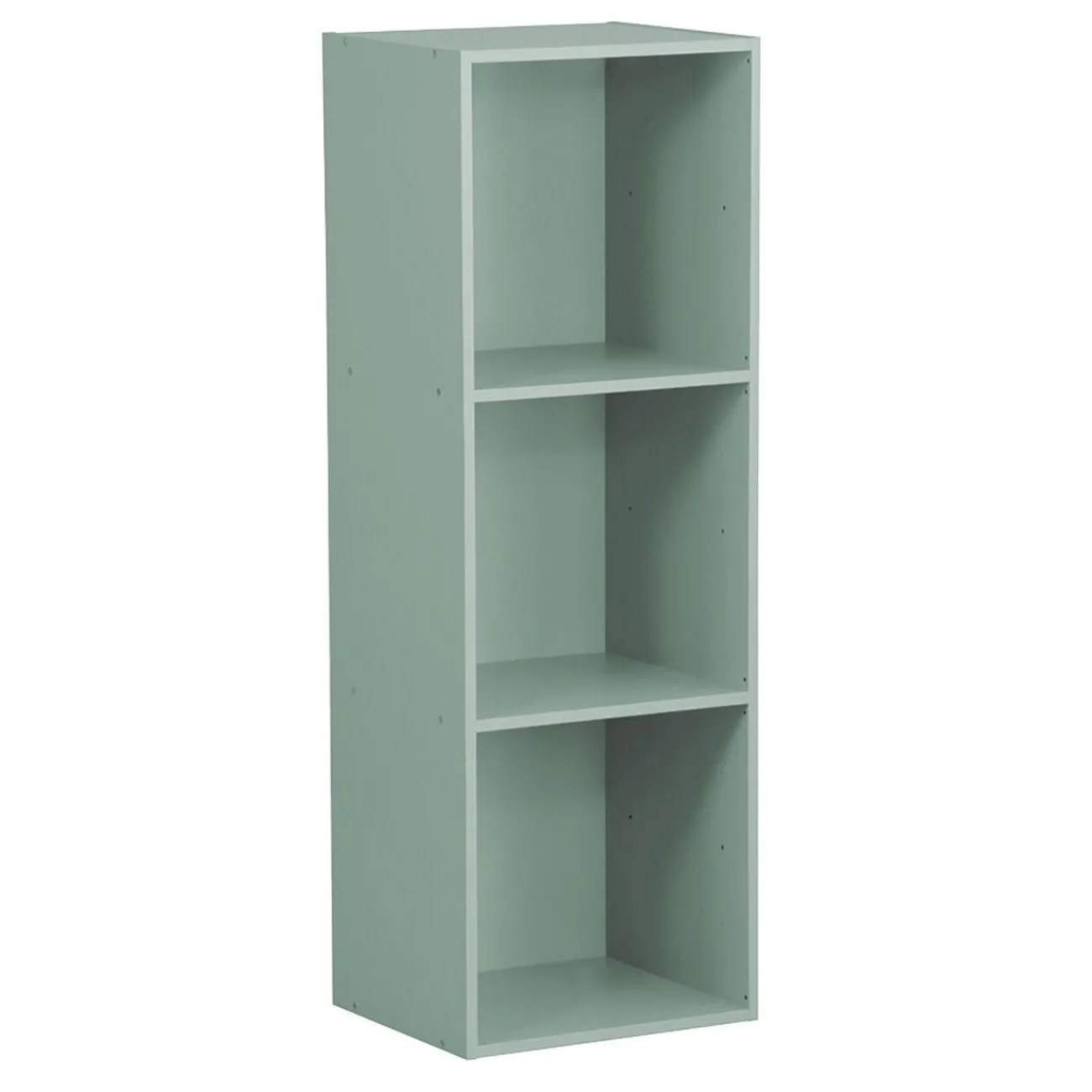 Gifi Rangement|Structure Box Cube 3 cases 35x30x105cm bois vert