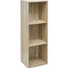 Gifi Rangement|Structure Box Cube 3 cases 35x30x105cm bois marron