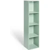 Gifi Rangement|Structure Box Cube 4 cases 35x30x137cm bois vert