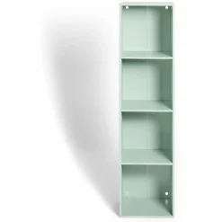 Gifi Rangement|Structure Box Cube 4 cases 35x30x137cm bois vert