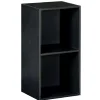 Gifi Rangement|Structure Box Cube 2 cases 35,2x30x69,2cm bois noir